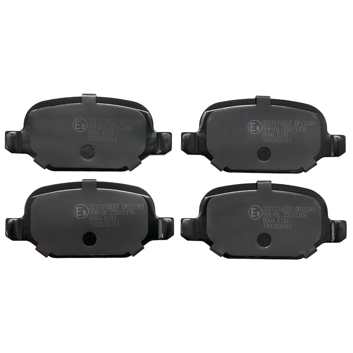 Bromsbeläggssats, Bakaxel