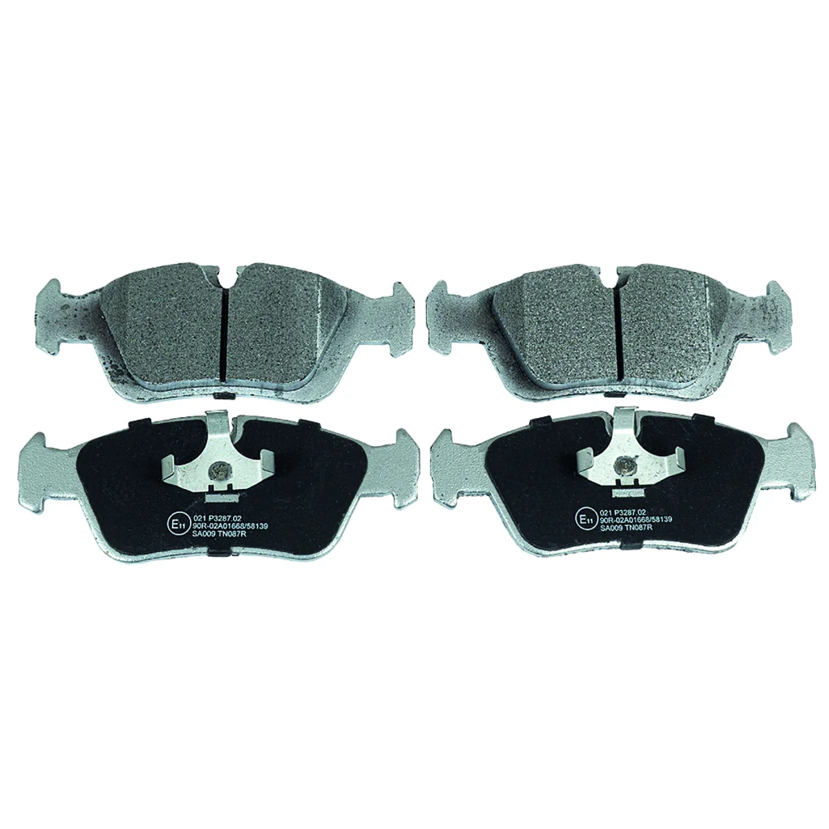 Bromsbeläggssats, Framaxel