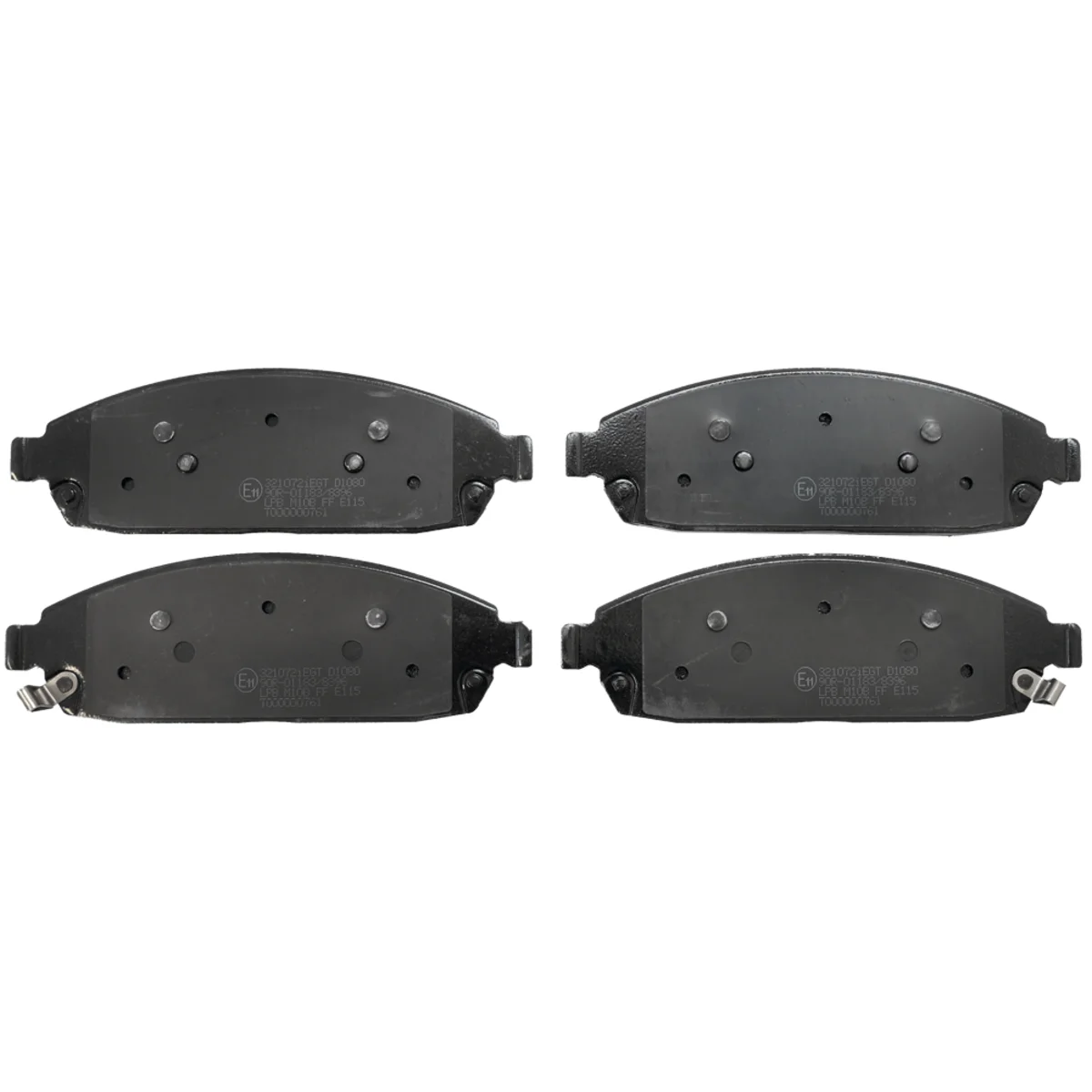 Bromsbeläggssats, Framaxel