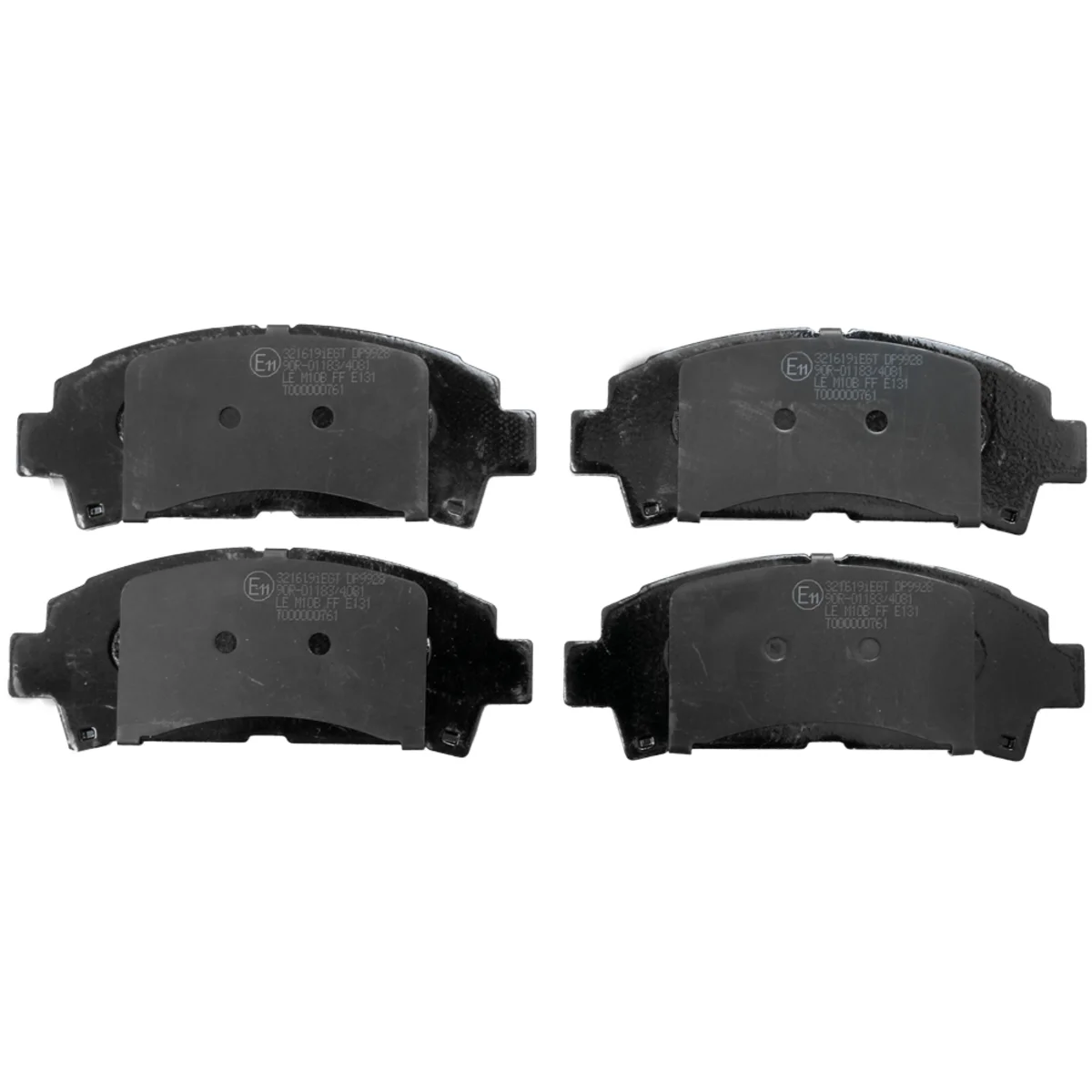 Bromsbeläggssats, Framaxel