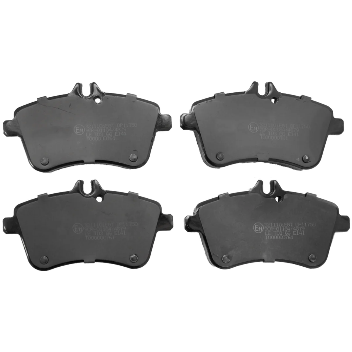 Bromsbeläggssats, Framaxel