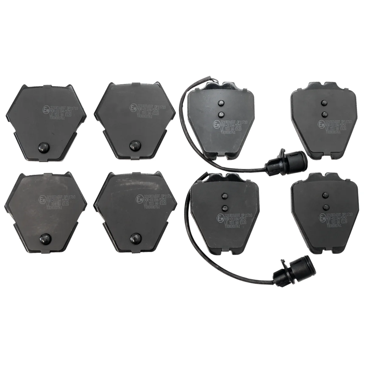 Bromsbeläggssats, Framaxel