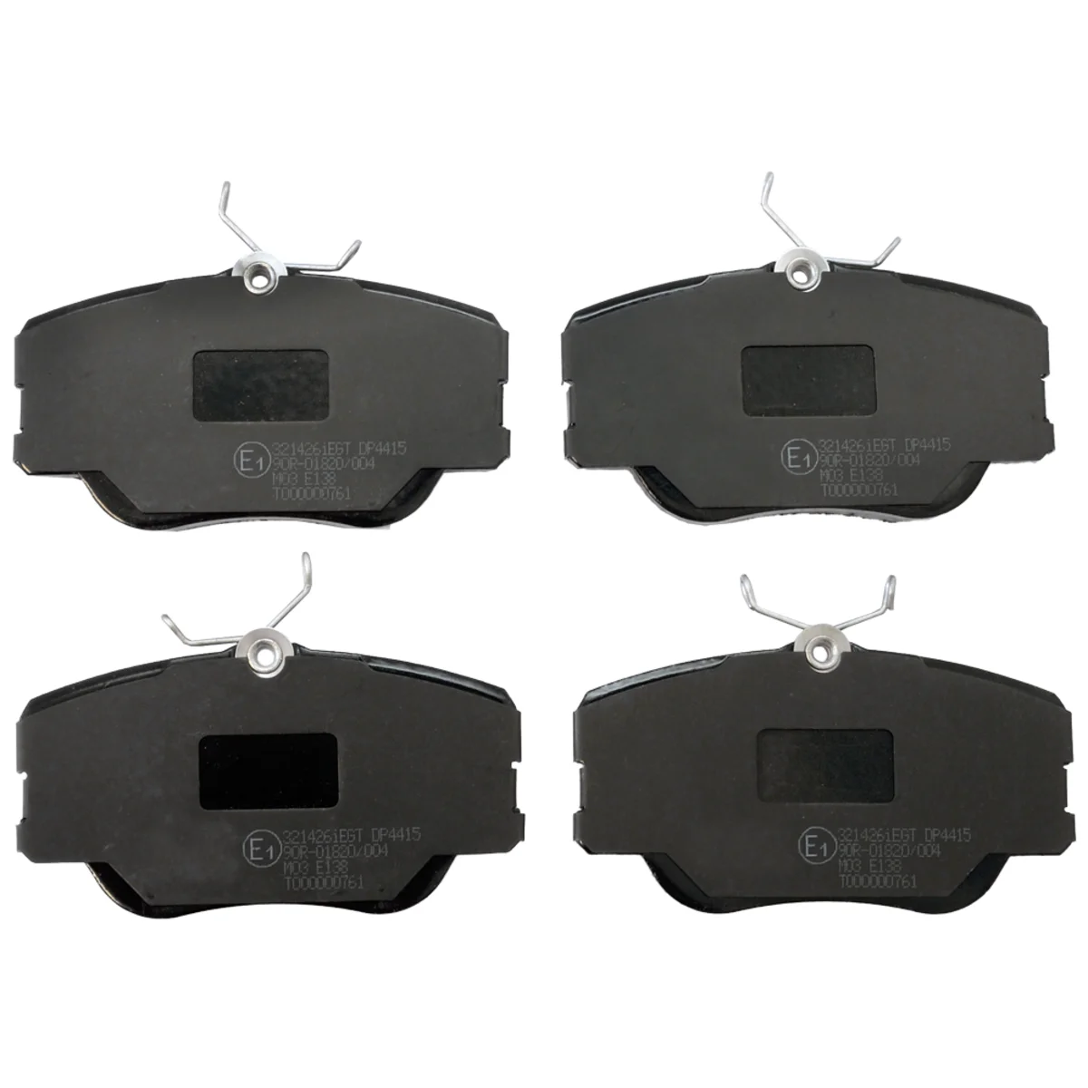 Bromsbeläggssats, Framaxel