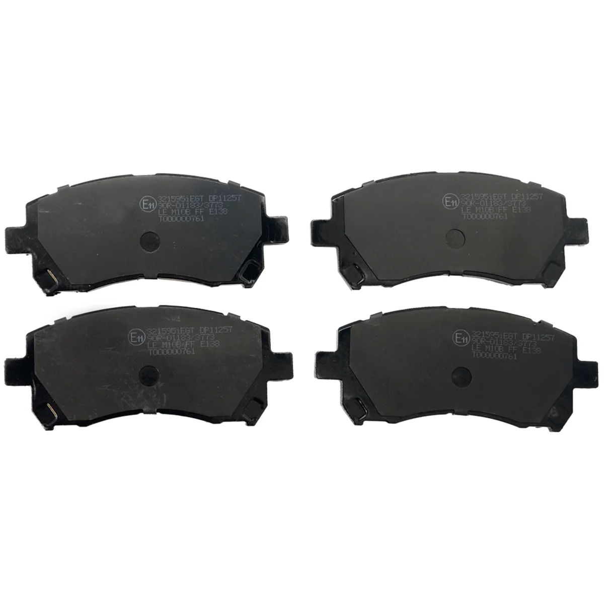 Bromsbeläggssats, Framaxel