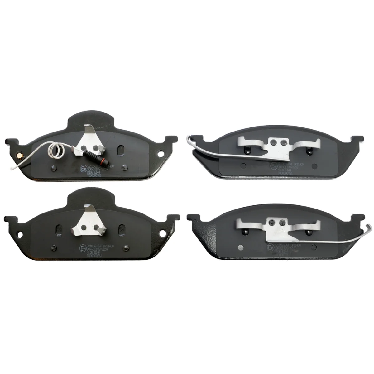 Bromsbeläggssats, Framaxel