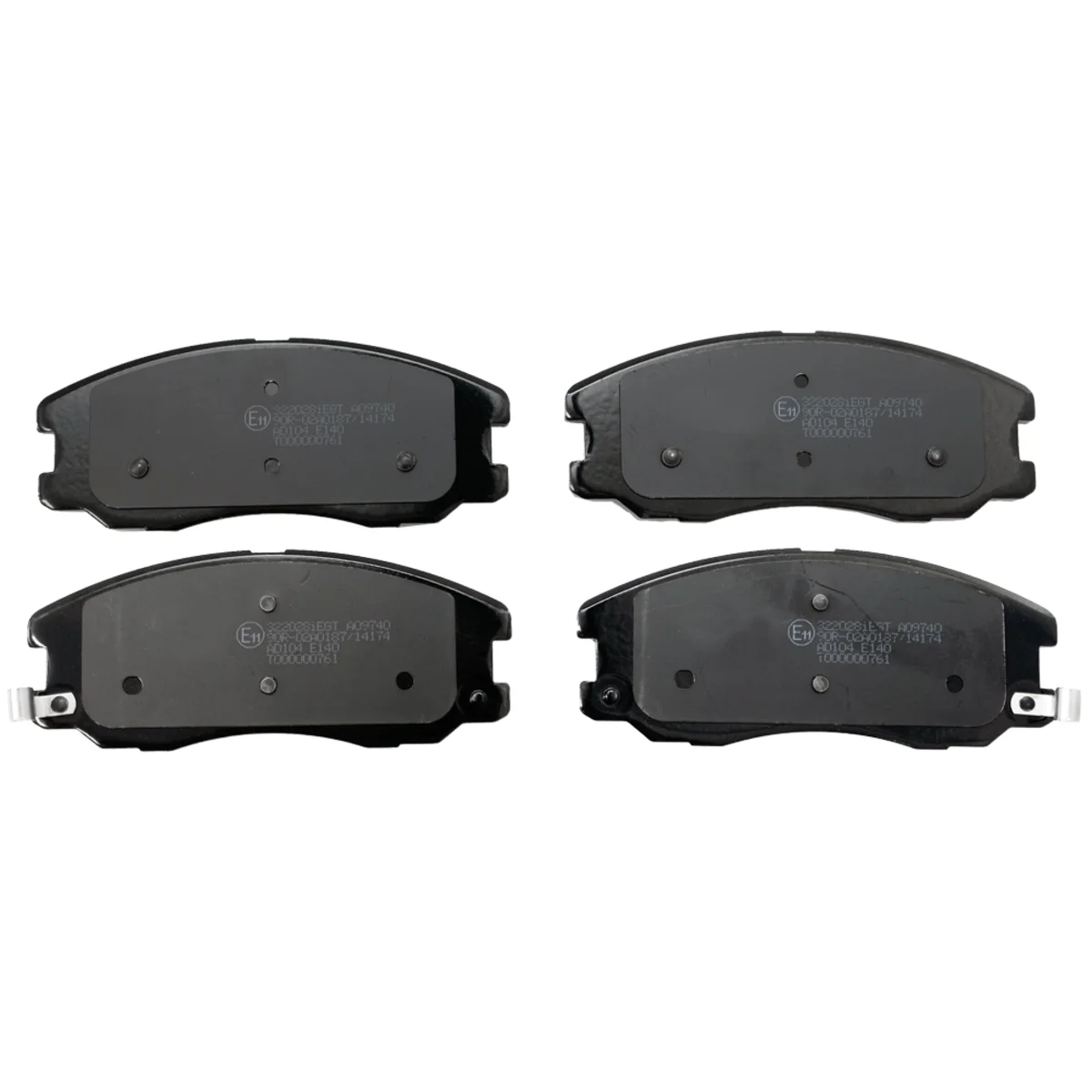 Bromsbeläggssats, Framaxel