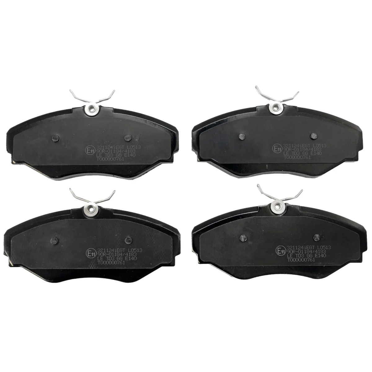 Bromsbeläggssats, Framaxel