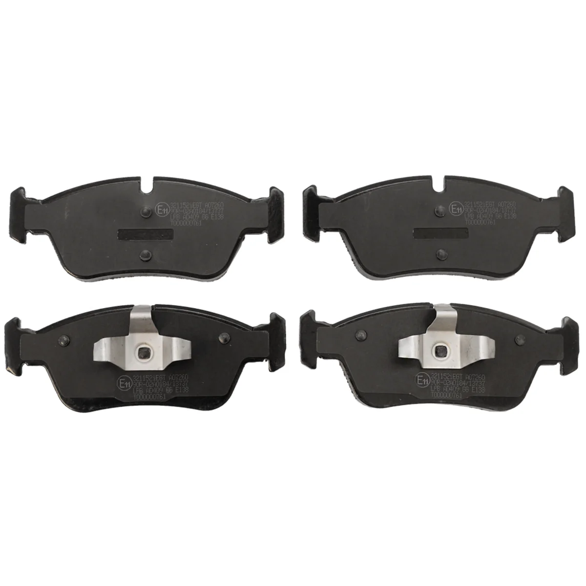 Bromsbeläggssats, Framaxel