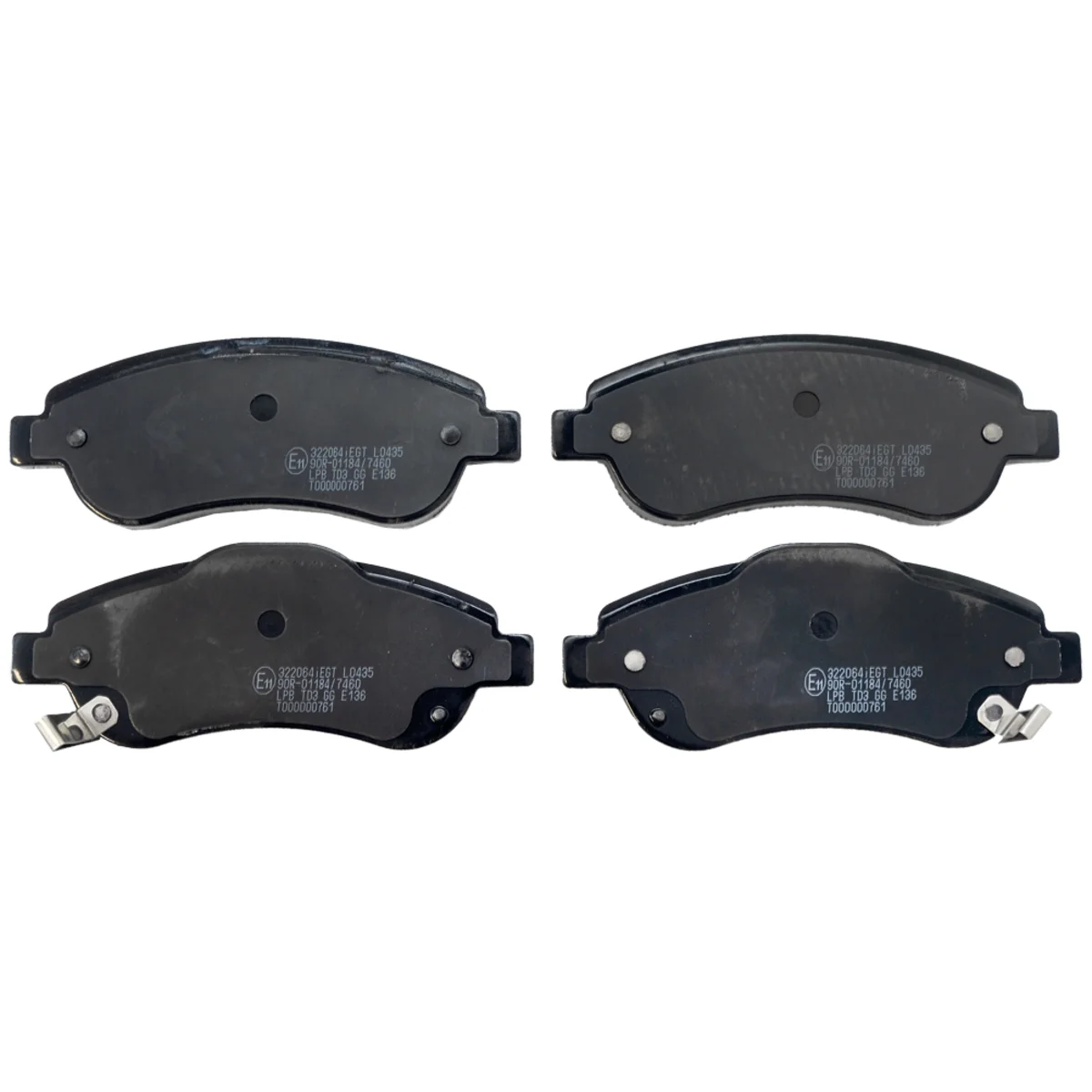 Bromsbeläggssats, Framaxel