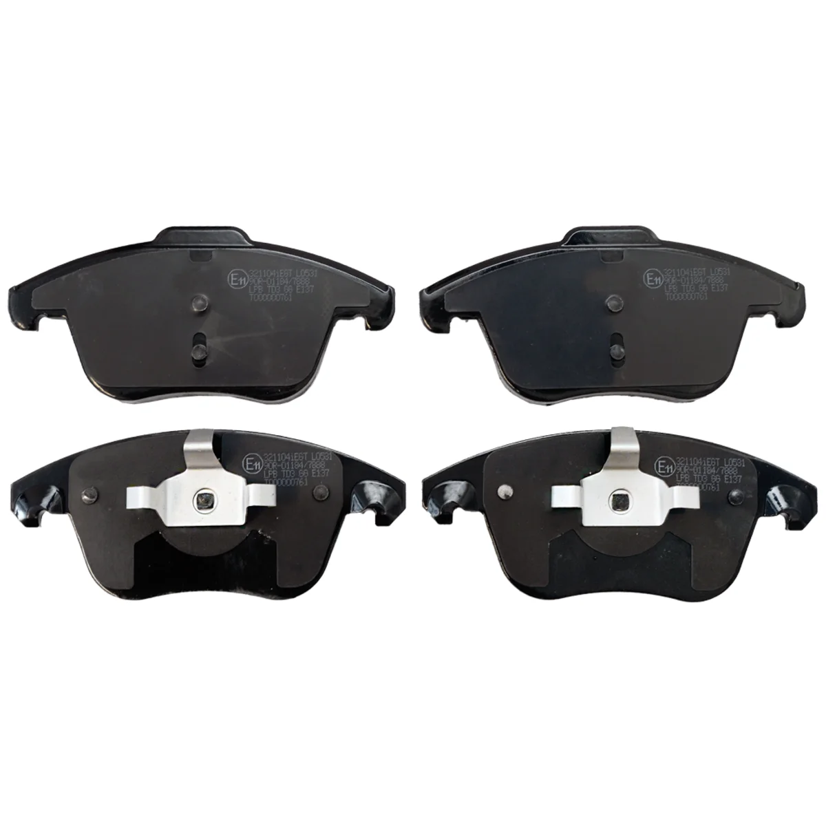 Bromsbeläggssats, Framaxel