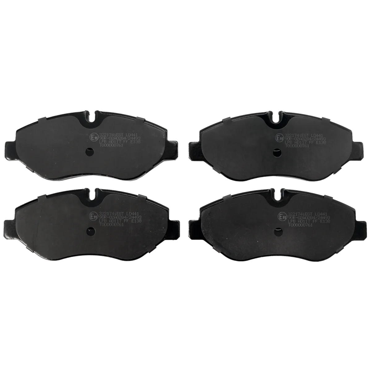 Bromsbeläggssats, Framaxel