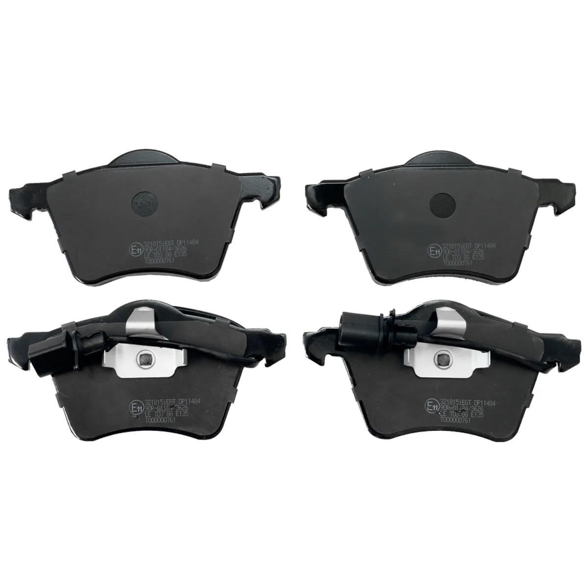 Bromsbeläggssats, Framaxel