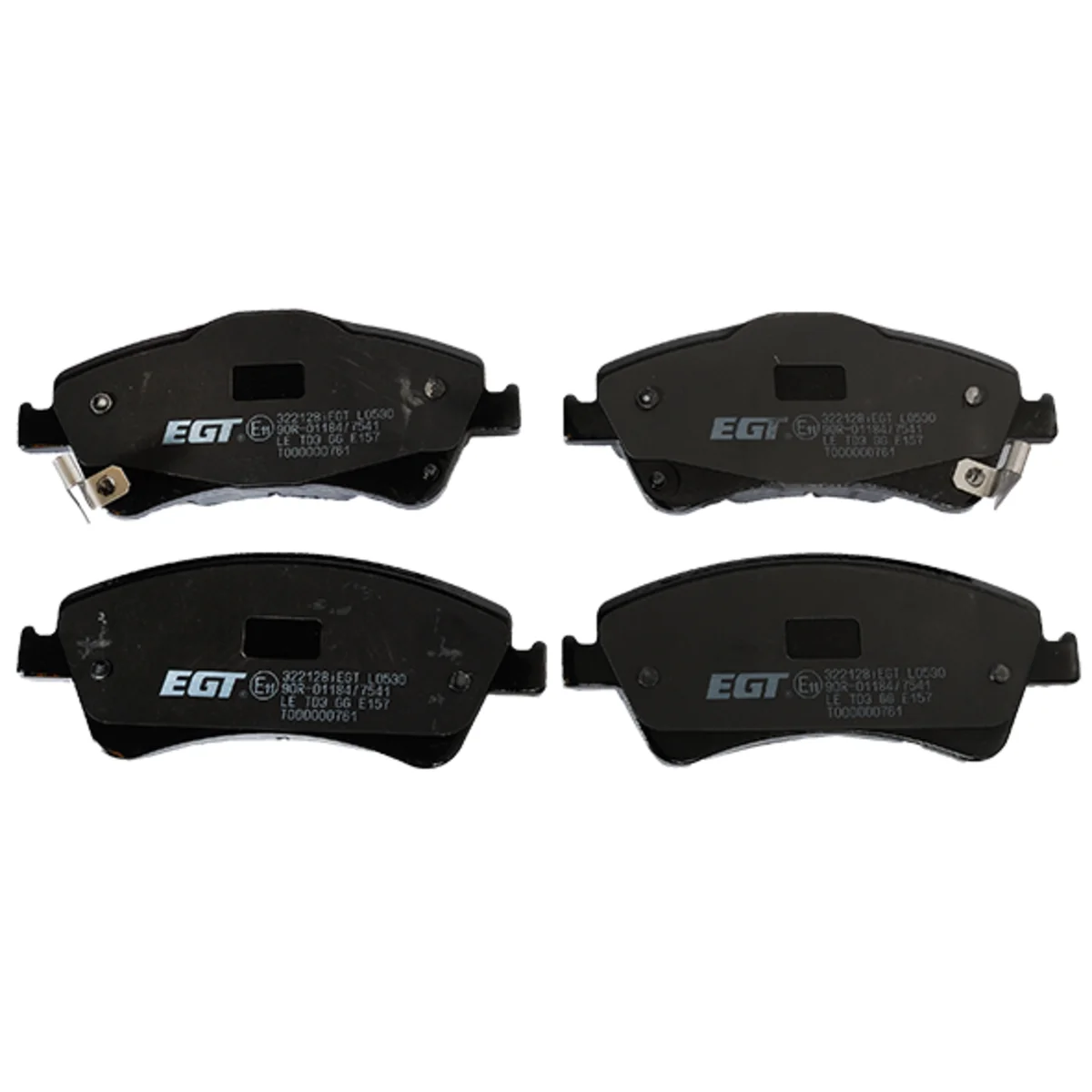 Bromsbeläggssats, Framaxel