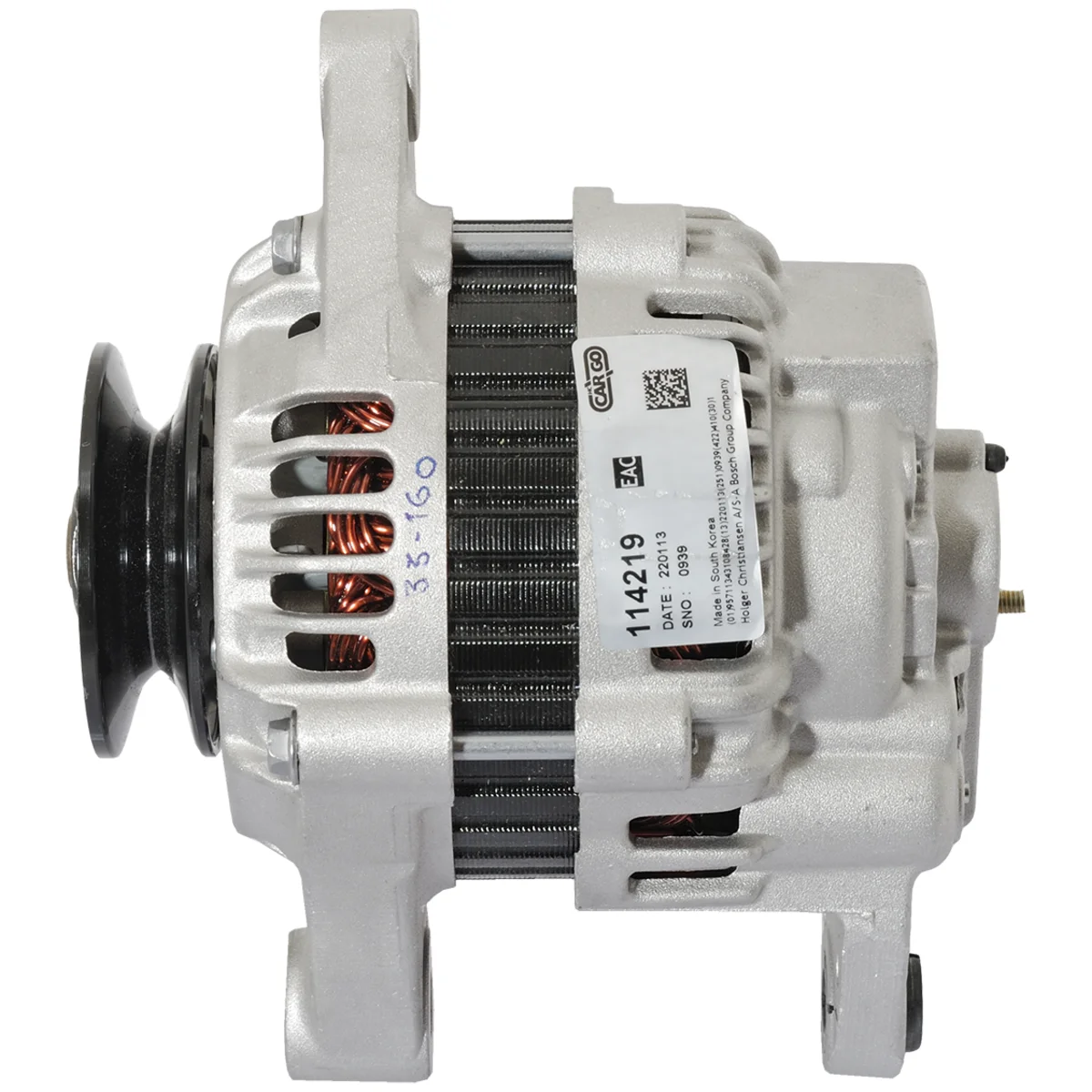 Generator 12V-50A till Kubota