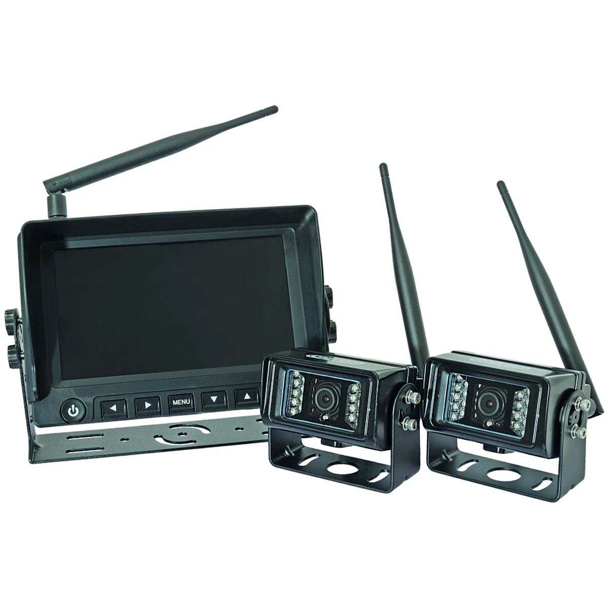 Backkamerasats 7", Trådlös