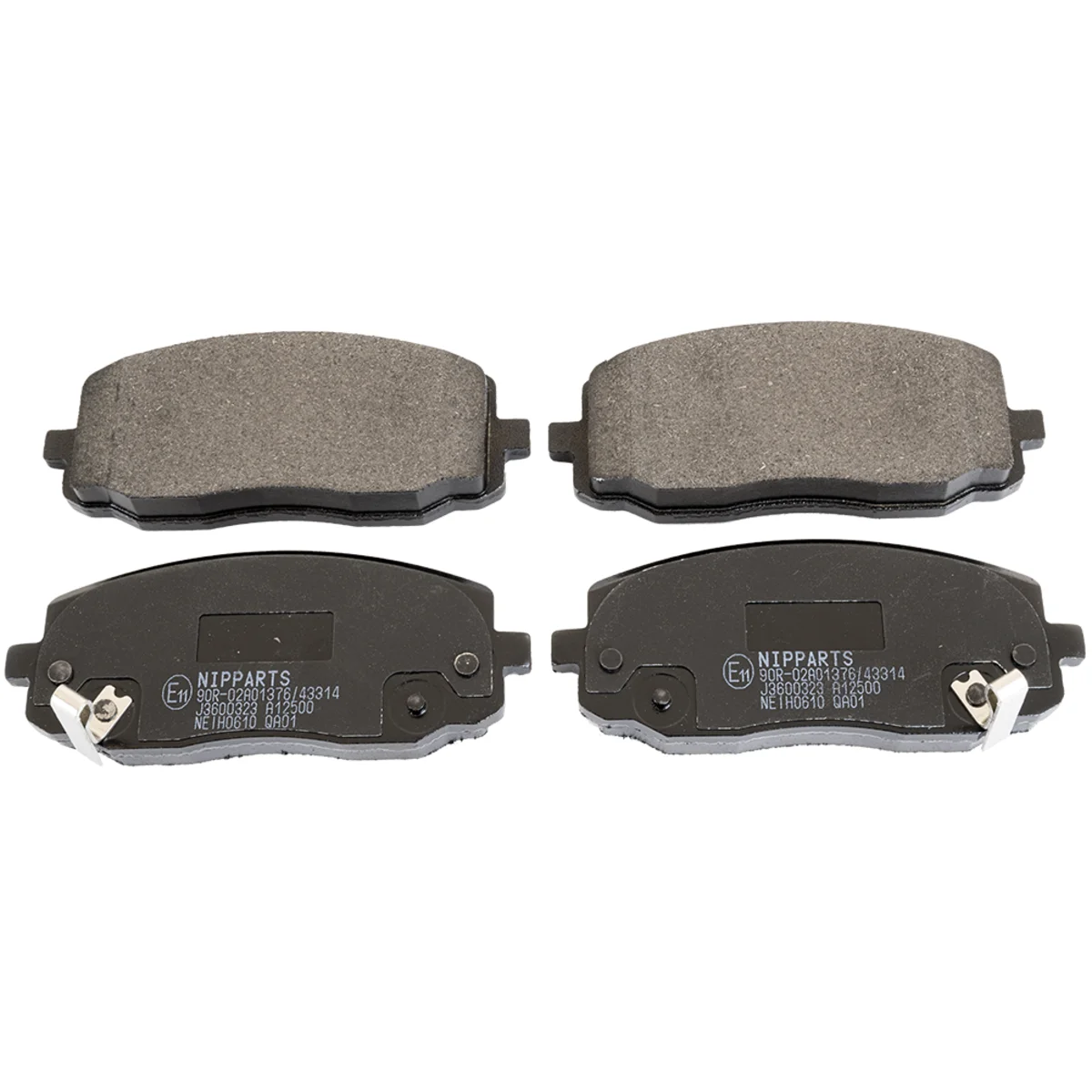 Bromsbeläggssats, Framaxel