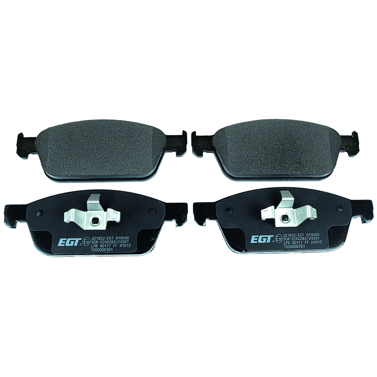 Bromsbeläggssats, Framaxel