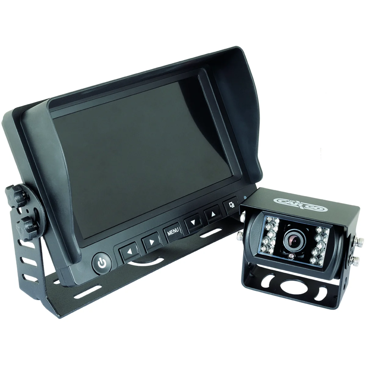 Backkamerasats 7", 12/24V Ljud