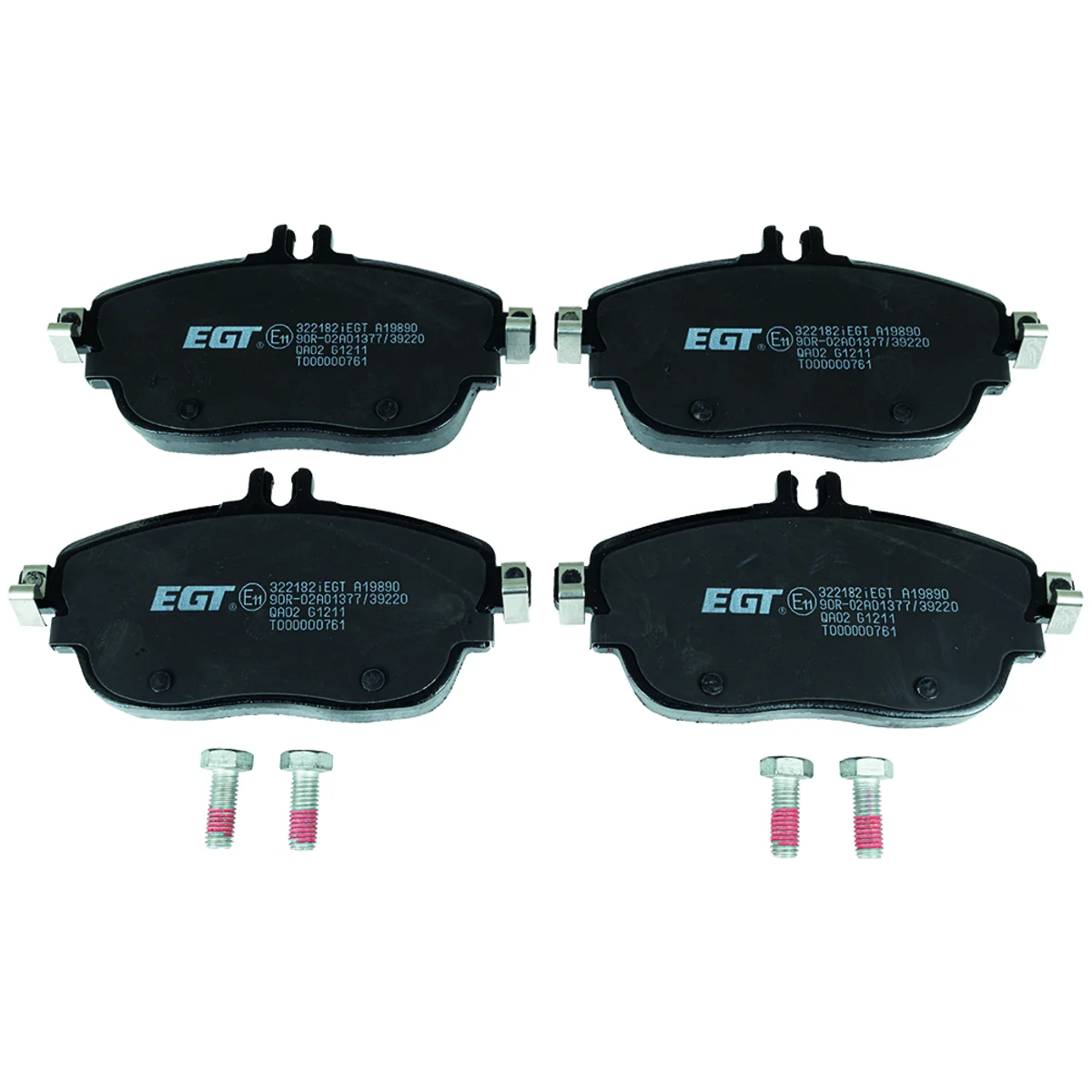 Bromsbeläggssats, Framaxel