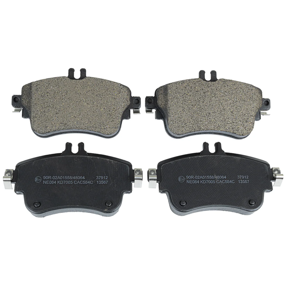 Bromsbeläggssats, Framaxel