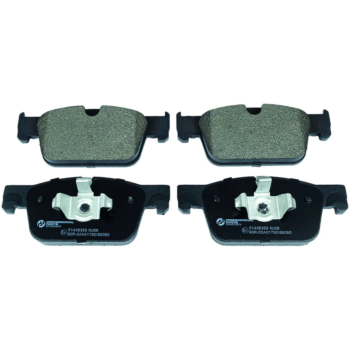 Bromsbeläggssats, Framaxel