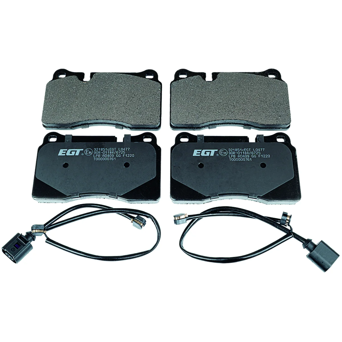 Bromsbeläggssats, Framaxel