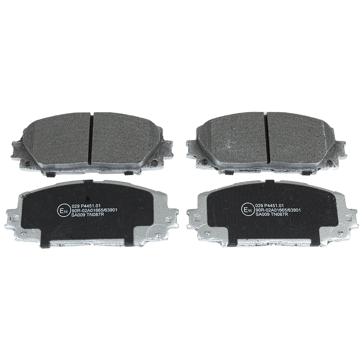 Bromsbeläggssats, Framaxel