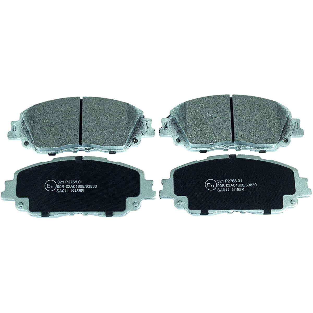 Bromsbeläggssats, Framaxel