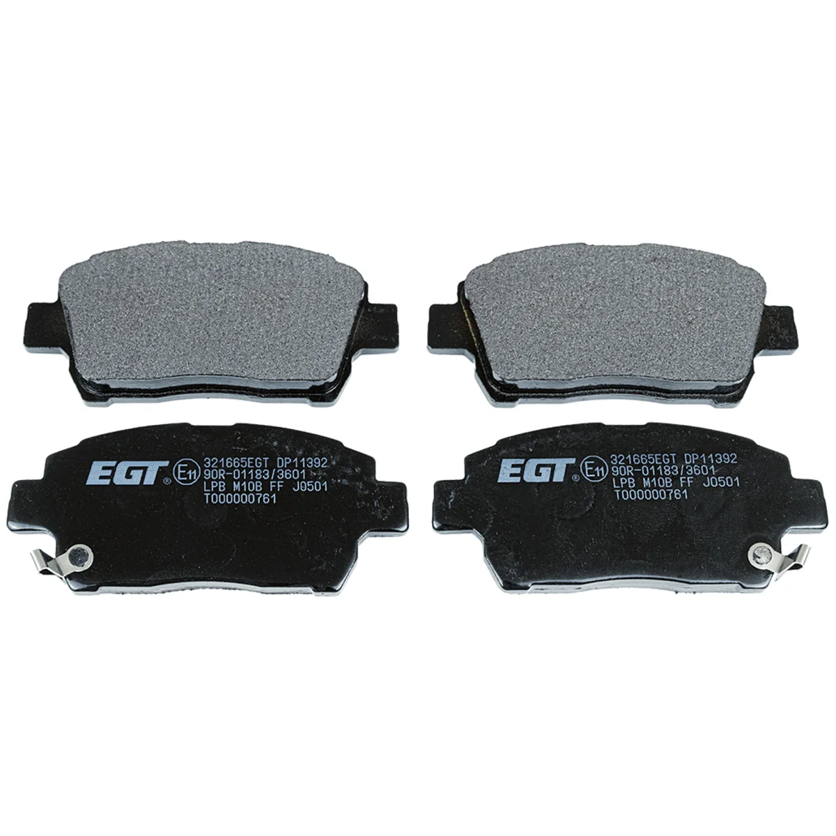 Bromsbeläggssats, Framaxel