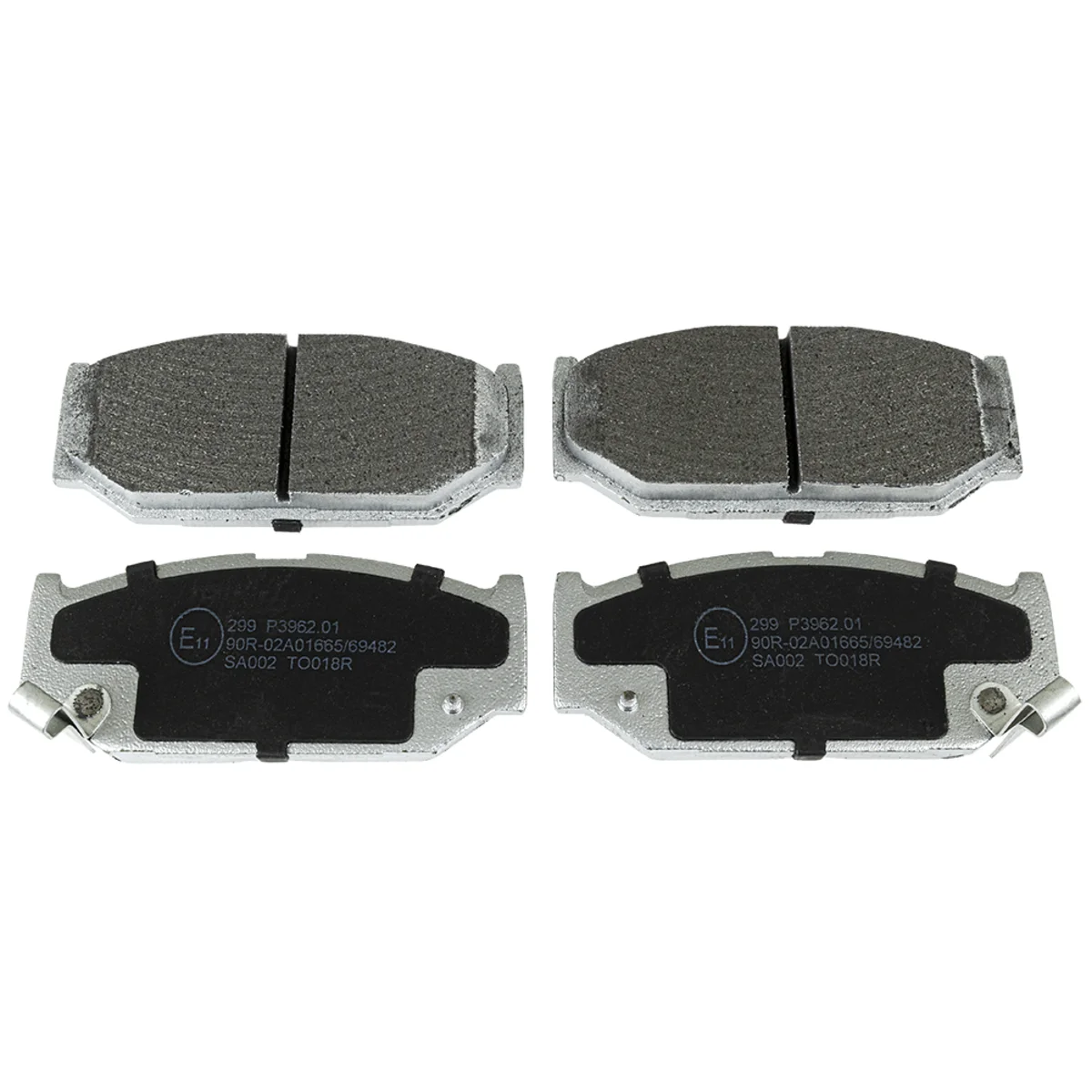 Bromsbeläggssats, Framaxel