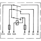 Batteriomkopplare, 12V-24V