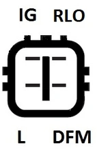 Generator 12V-100A (2 batt)