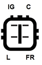 Generator 12V-130A, Accord 2.4