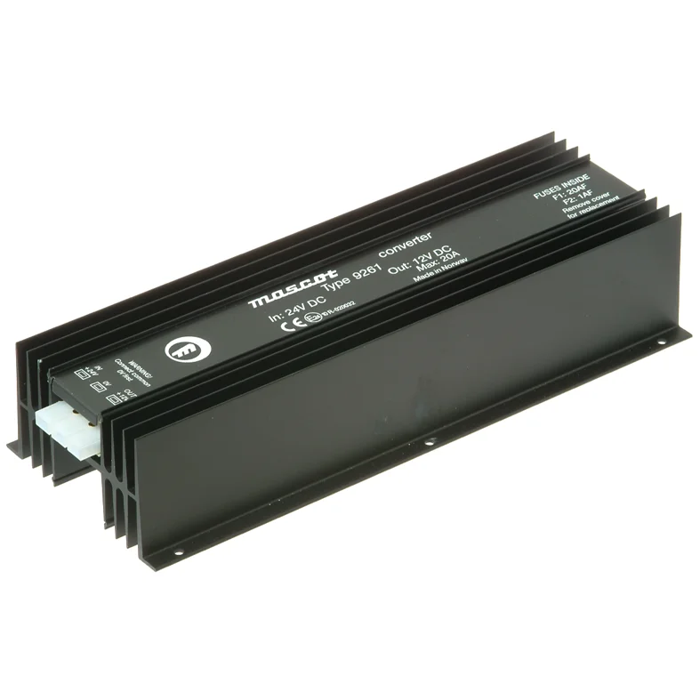 Spänningsomvandlare 24>12V/20A