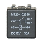 Minirelä 5 stif. 12V-30A