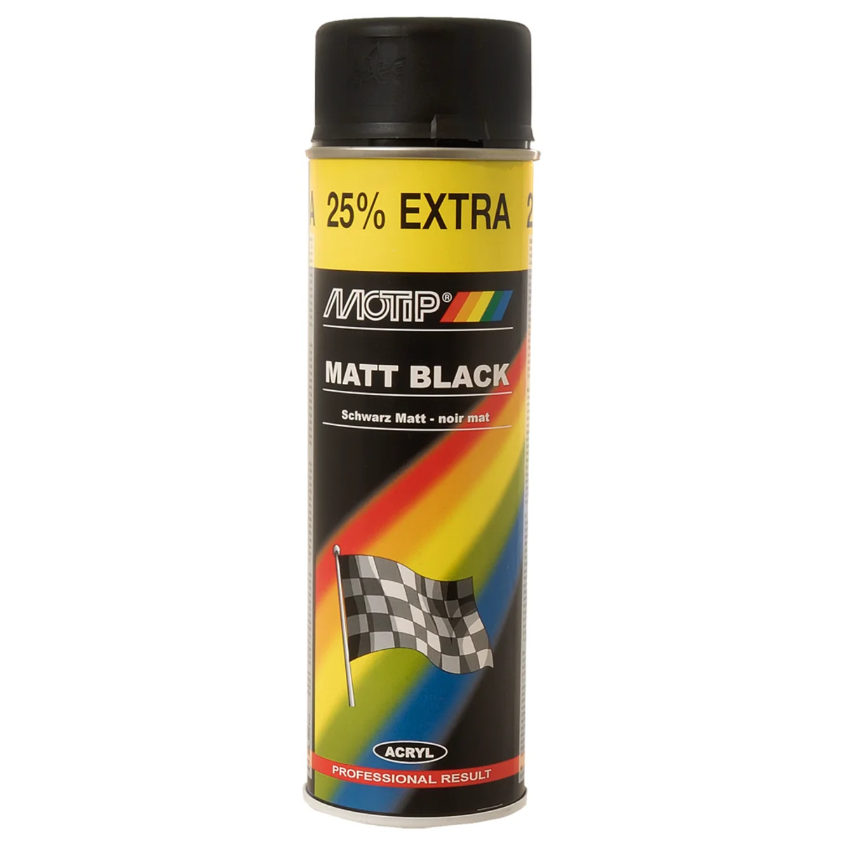 Sprayfärg Mattsvart 500ml.