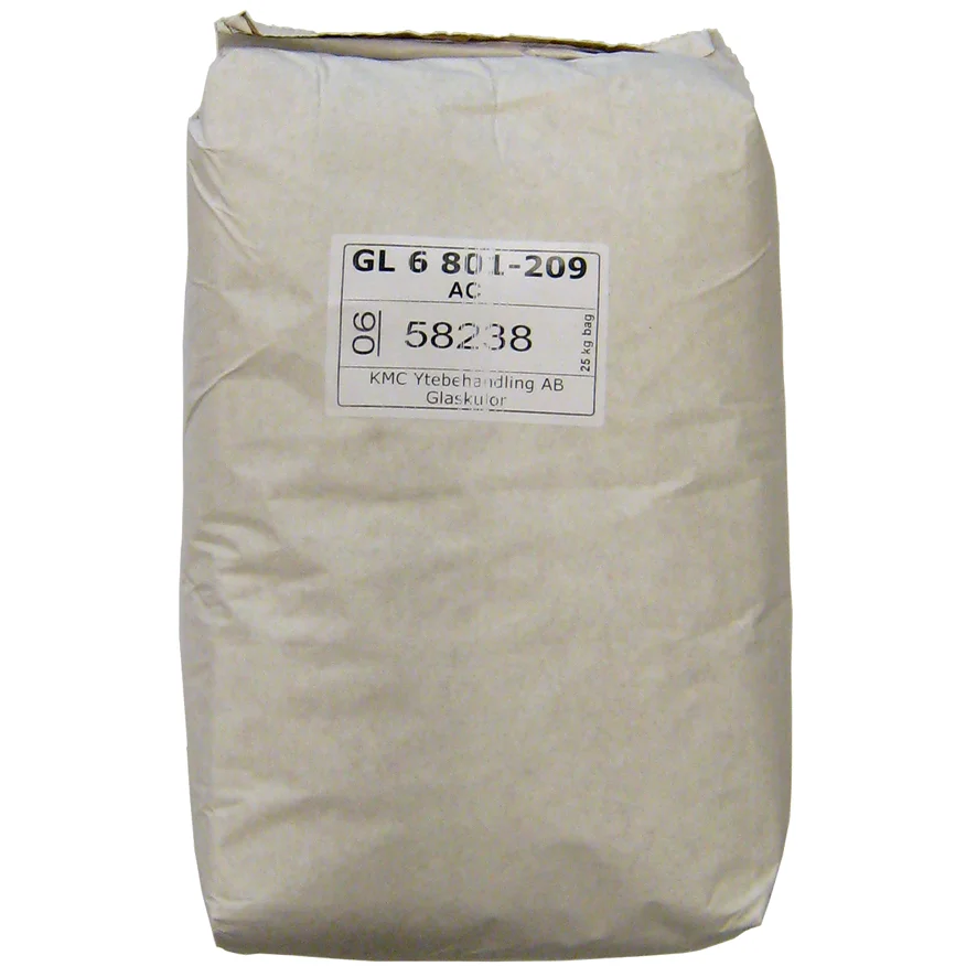 Blästerm. Glaskulor 25Kg/pack