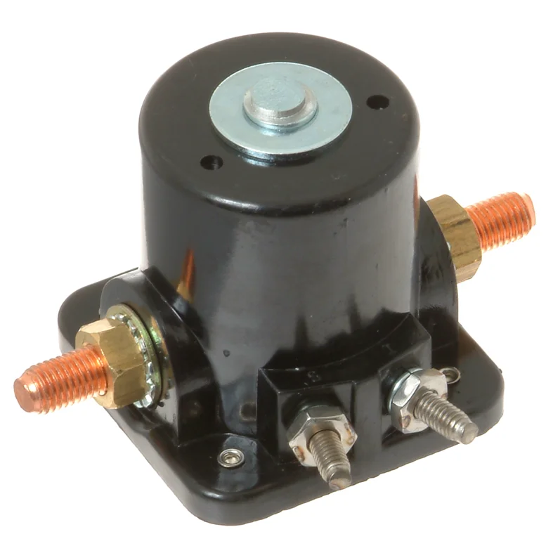 Startrelä 12V, Isolerad (-)