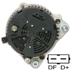 Gen. 12V-115A passar Volvo