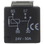 Minirelä 4 stift, 24V-50A,Resi