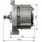 Gen. 24V-55A passar Volvo