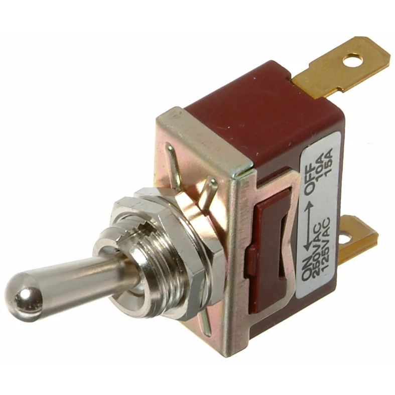 Vippströmbrytare 2-läg. stift