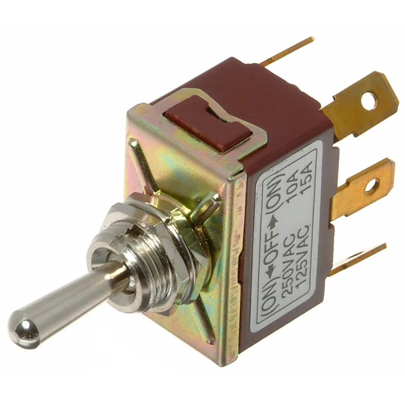 Vippströmb. återfjäd. 3-lägen.