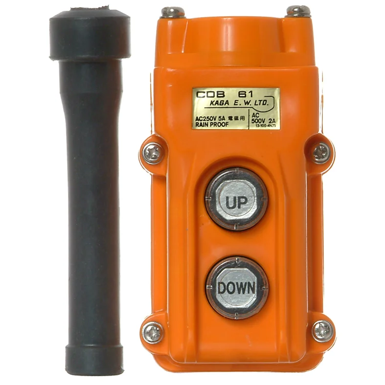 Manöverbox 2 tryckknappar.