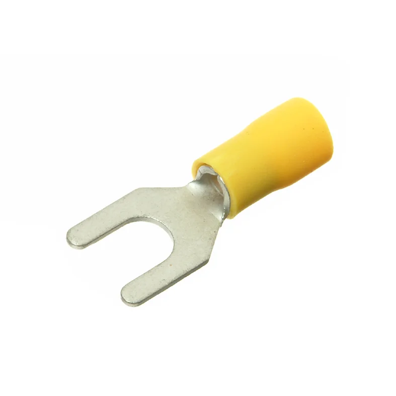 Gaffelkabelsko 6.4mm, 100p