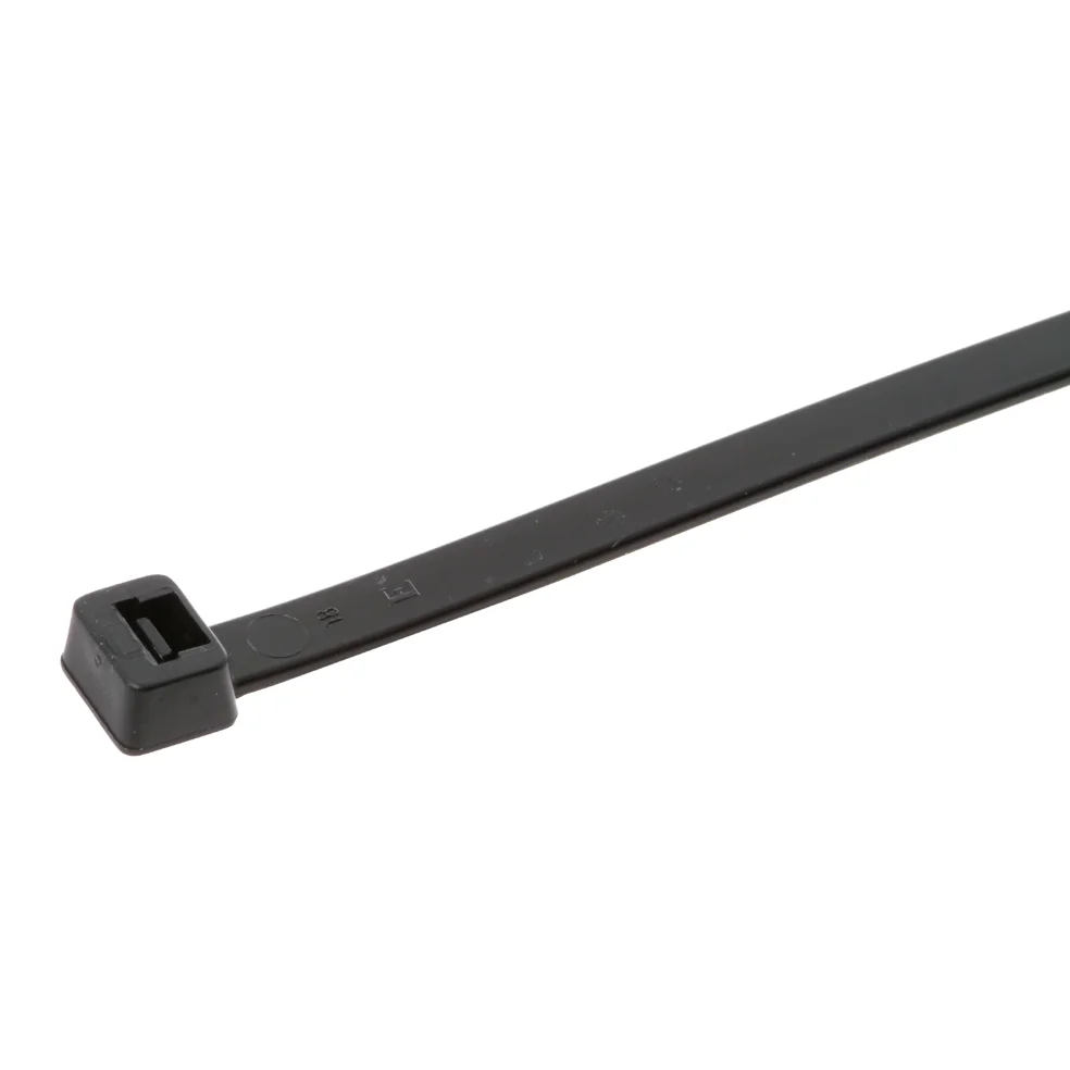 Buntband svart 450x7.5mm, 100p