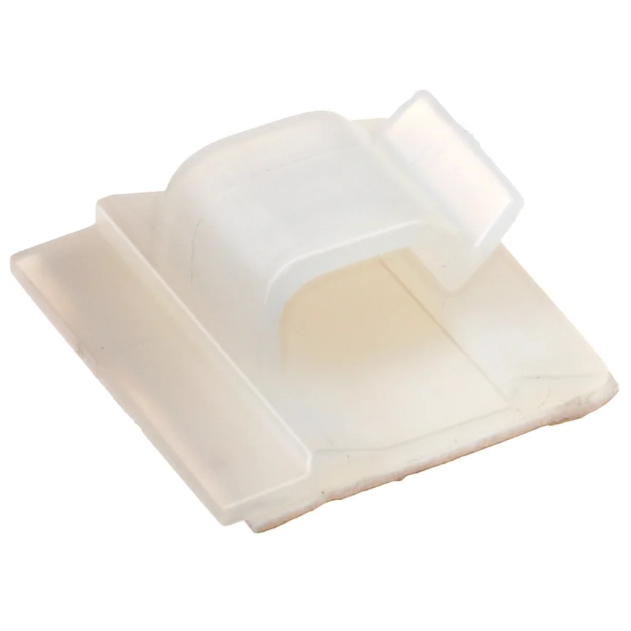 Kabelklämma självhäft.8mm,100p