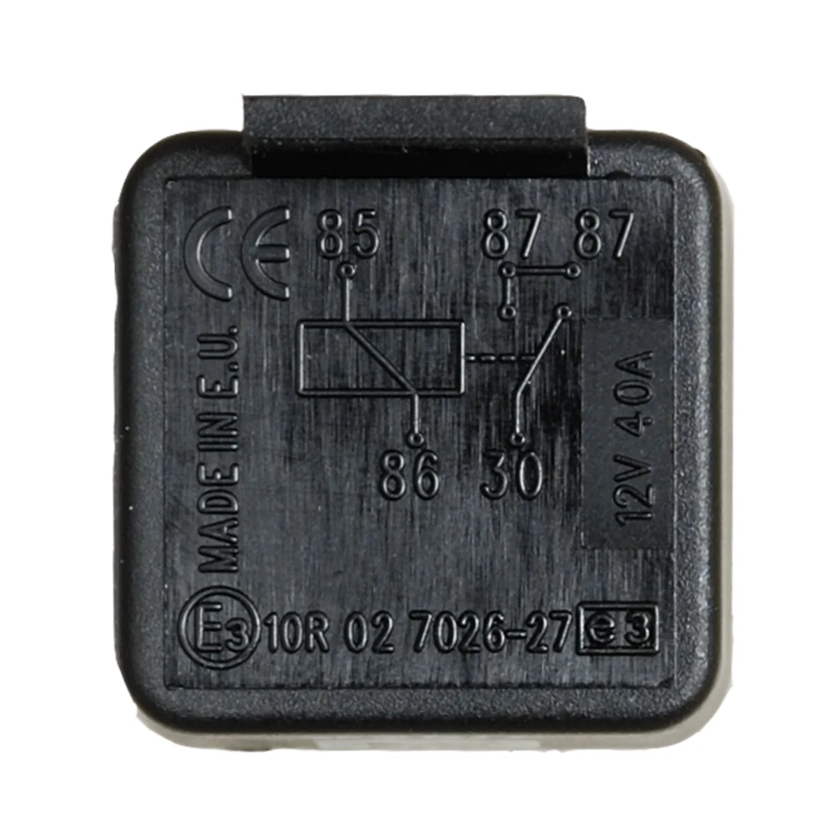 Minirelä 12V-40A, 5stift