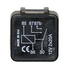Minirelä 12V-2x20A, 5stift