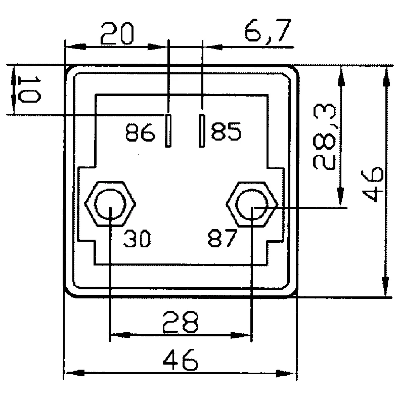 Minirelä extra HD 24V-100A